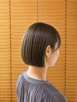 オーガニックエコ 川越(organic+eco)&nbsp;20代30代/ミニボブ/オリーブベージュ/ブリーチなし/秋ヘア