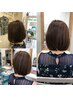 落ち着いた艶髪色☆カット＋イルミナカラー+トリートメント（ホームケア付）