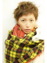 ブーケ(BOUQUET)&nbsp;エッジショート・大人かわいい・斜めバング・小顔・ショート