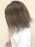 【morio】2019年ボブ×グラデーショングレージュ