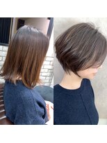 アヴァロン(AVALON) 絶壁解消×ワンカールパーマ×大人ショート