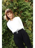 グラデーションカラー×ゆる巻き