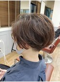 前下がりツーブロックボブ☆