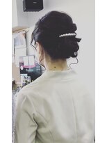 ヘアーブティック バグース(HAIR BUTIQUE Bagus)&nbsp;くずしシニヨン