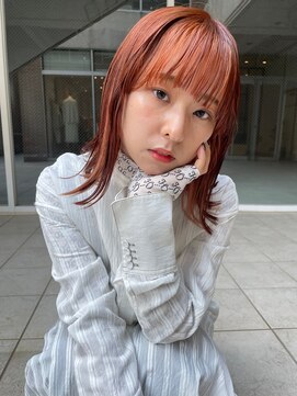 デイジー(Daisy) 天神/大名/インナーカラー/オレンジ/春カラー