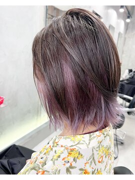 フラット(FLAT) 外ハネ×インナーカラー