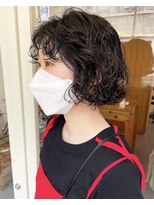 ヒツジ(hitsuji)&nbsp;くるくるパーマボブ