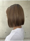 白髪ぼかしのハイライト30代40代【白金台/白金/目黒】担当山岡