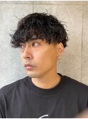 【Sup】前下がりマッシュツイストスパイラルパーマ