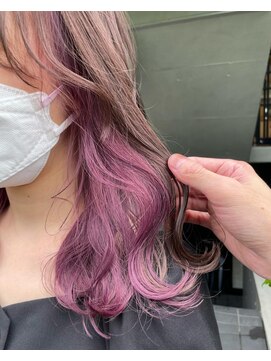 アクト(ACT) ピンクラベンダー/アッシュピンク/インナーカラー