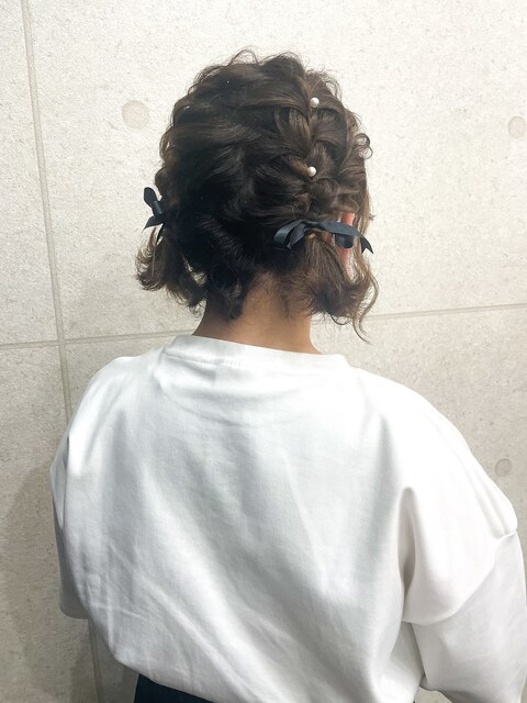 【Anli☆岩瀬萌】ライブアレンジ ヘアメ ツインテール あみこみ