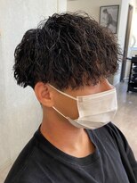 スターズ 川越店(STARS)&nbsp;縦落ち束感ツイストスパイラルパーマ　ツーブロックマッシュ