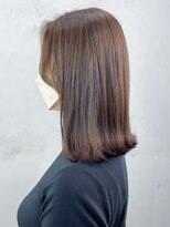アイティー バイ アルバム 中野店(IT by ALBUM)&nbsp;ブラウンロブ_チェリーブラウンフェミニンロング_ba404101