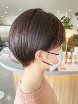 フープヘアー(HOOP.HAIR)&nbsp;ベージュカラー/丸みショートヘア