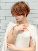 ショートヘア/前髪長めショート/大人可愛いショート