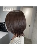 大人かわいいくびれヘア外ハネボブウルフ20代30代40代ミディアム