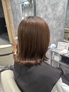 フォンド 津田沼(fond.) 斜めバング/グレージュカラー/デザインカラー/津田沼駅