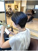 丸みショート/ぱつっとボブ/小顔レイヤー/髪質改善◎