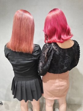 エン(eNN) 特殊カラー/ペア撮り/うすピンクカラー/コーラルピンク