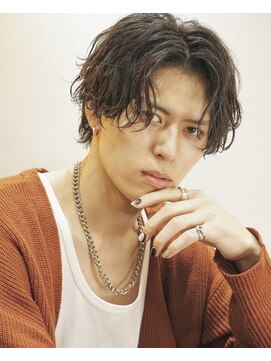 ブリーチ 金沢店(BLEACHi) ウェーブセクシーセンターパート(メンズパーマ/学割U24)