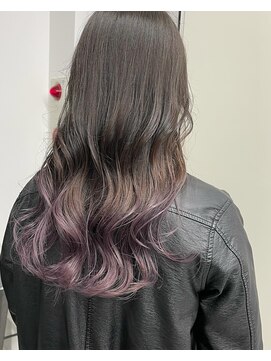 アライブ ハラジュク(ALIVE harajuku) 【ALIVE 夕貴】パープルグラデーションカラー♪