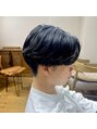 ラナ 渋谷(Lana) 自然な毛流れの曲がる縮毛矯正。お客様ヘアです