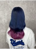 blue×pink gradation