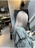 ホワイトアッシュ/ケアブリーチ2回/ミディアム
