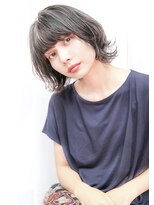 フルショウ 栄店(FURUSHO)&nbsp;ラウンドバング×ハイレイヤーウルフクラゲヘアー