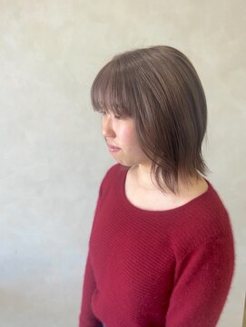 キング(K!ng) 縮毛矯正髪質改善ハイライトレイヤーカット楠葉美容室エクステ