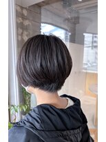 ワッカ(wacca)&nbsp;ショート　前下がりボブ　レザーカット　丸み