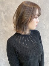 ココカラヘアー プラス(cococara‐hair plus) レイヤー×ミルクティーベージュ