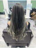 大人カワイイシルバーバレイヤージュ