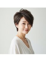 イコル(ikoru)&nbsp;大人ショート ハイライト グレージュ 40代 50代 代官山 中目黒