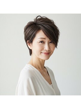 イコル(ikoru) 大人ショート ハイライト グレージュ 40代 50代 代官山 中目黒