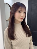 ビビバイベル(BiVi by BHEL)&nbsp;三重桑名韓国レイヤーカット顔周りレイヤーボブベージュカラー