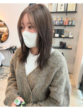 エスデザイン(es design) 透明感オリーブベージュ×髪質改善トリートメント