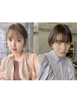 全国講師活動＊海外のヘアーショーにも出演する実力派stylistも在籍[銀座駅/ショートカット/ショートボブ］