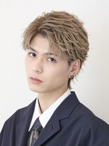 オーシャントーキョー サニー 原宿(OCEAN TOKYO Sunny)&nbsp;フェザーパーマセンターパートコンマバングニュアンスパーマ韓国