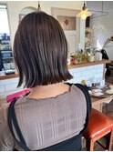 切りっぱなしボブ