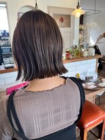 ヘアーエダ(hair eda.) 切りっぱなしボブ
