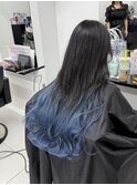 アイスブルーグラデーションカラー