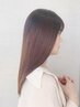 【髪質改善人気No.1】カット+酸性ストレート　￥14400