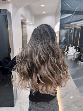 ラピス 福岡天神店(Lapis) Yu-kiミルクティーバレイヤージュ