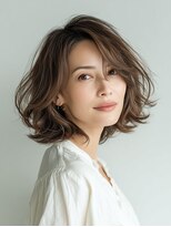 ビフィーノ リルネ(Bifino Rilune)&nbsp;クラゲヘアー/小顔/ココアベージュ/オリーブグレー/川西