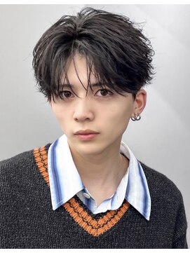 アストラ(ASTRA) MEN’S HAIR/波巻きツイストスパイラル/リバースセンターパート