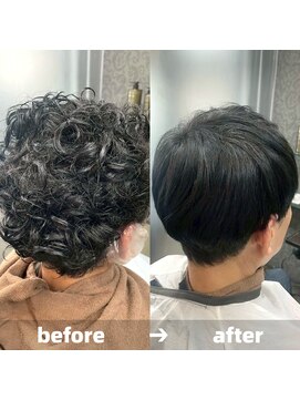 エノア 青山(ENORE) メンズ縮毛矯正/曲がる縮毛矯正/メンズ髪質改善/メンズカット