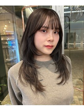 クム(kumu) 韓国へア/レイヤー/顔周り/ボブ/透明感カラー