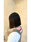 縮毛矯正とバッサリカット