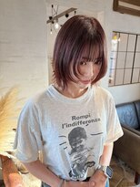 ジリー(gilly)&nbsp;【gilly】cherry red × layer bob